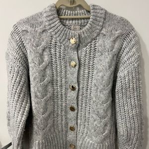 Grey/blue cardigan from Target.